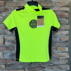 The North Face Women's Trailwear Lost Coast S/S Top Sm XXL Yellow Black NWT
